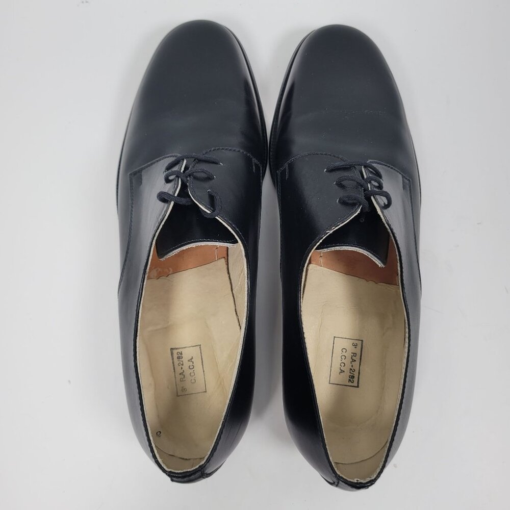 Vero Cuoio Scafora Men's Black Dress Shoes US Size 13 EU 46 Made In Italy - Picture 5 of 9